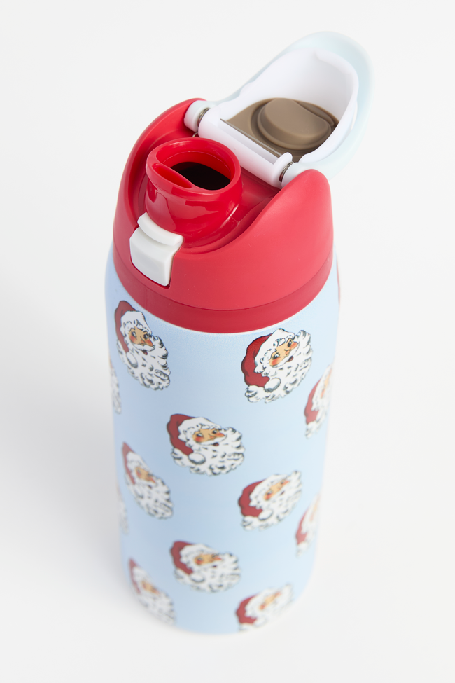 Vintage Santa 32 Oz Water Bottle - Image 5