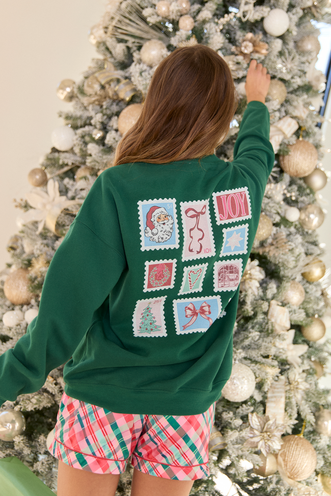Dear Santa Evergreen Graphic Sweatshirt