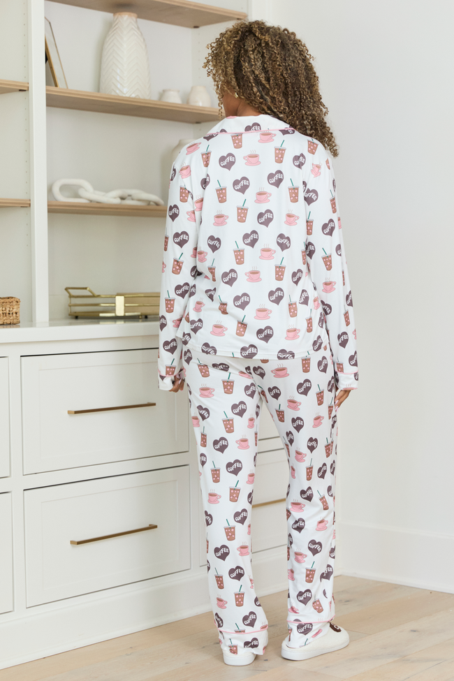 I Love Coffee Pajama Set - Image 4