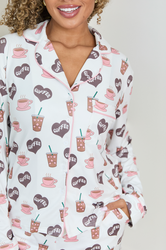 I Love Coffee Pajama Set - Image 5