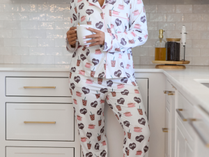 I Love Coffee Pajama Set