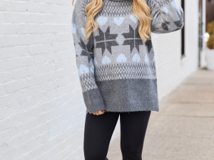 Ash Star and Heart Fair Isle Turtleneck Sweater