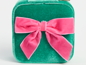Azalia Pink Bow Jewelry Box