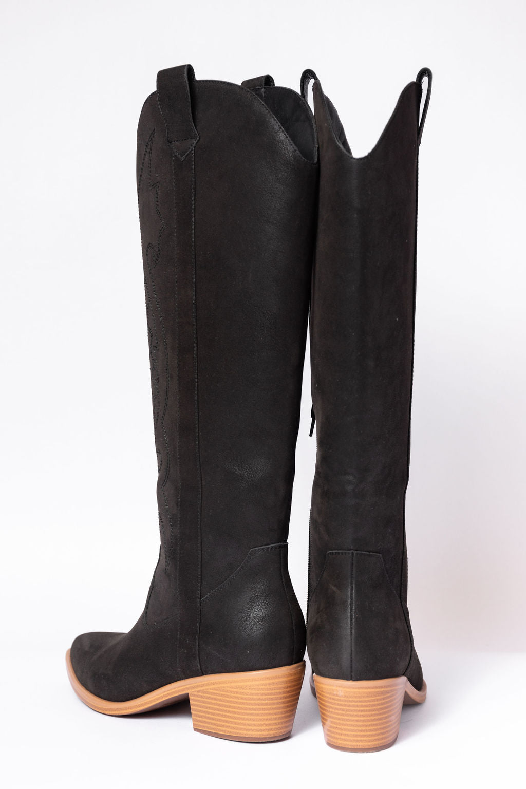 Shania Black Cowboy Boots - Image 7