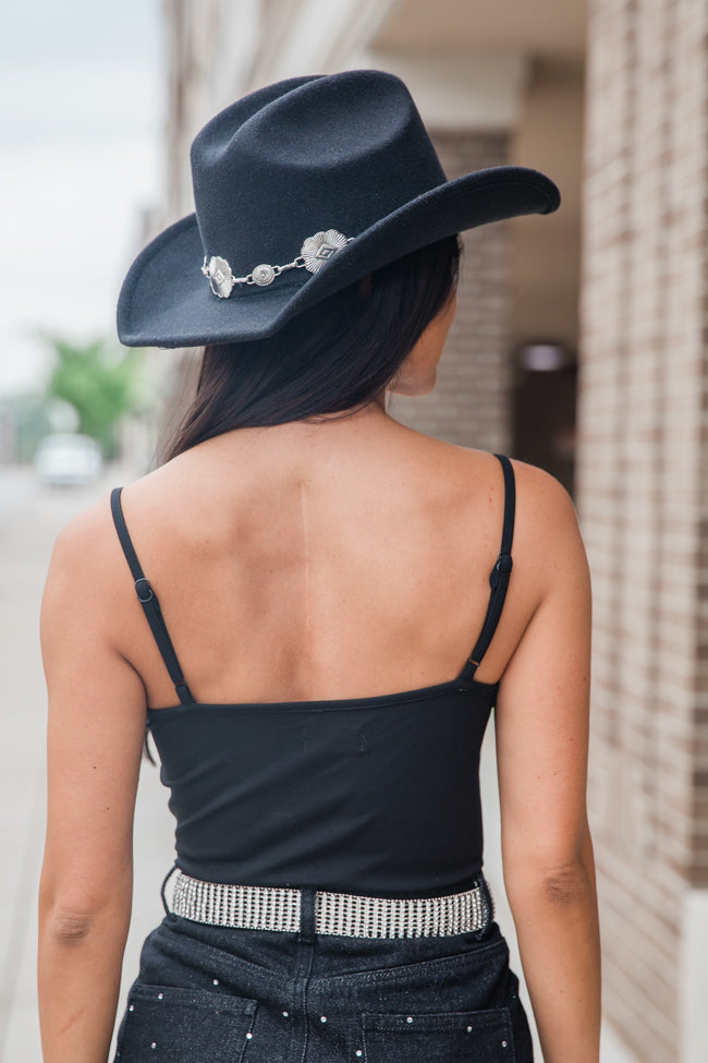 See You There Black Cami Bodysuit FINAL SALE - Image 4