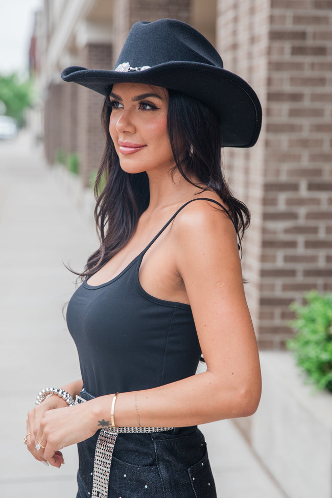 See You There Black Cami Bodysuit FINAL SALE - Image 3