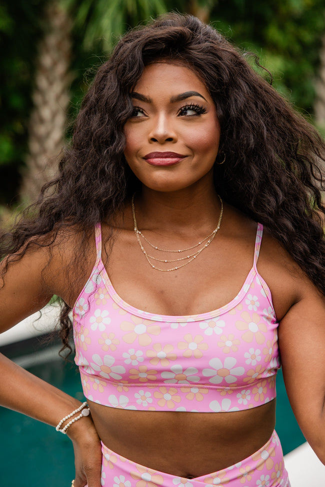 See You Poolside In Playful Petals Bikini Top FINAL SALE - Image 2