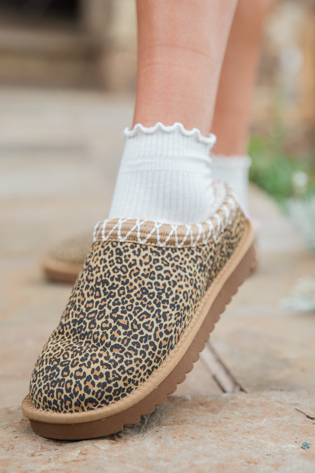 Sydney Leopard Short Slip-On Booties FINAL SALE - Image 3