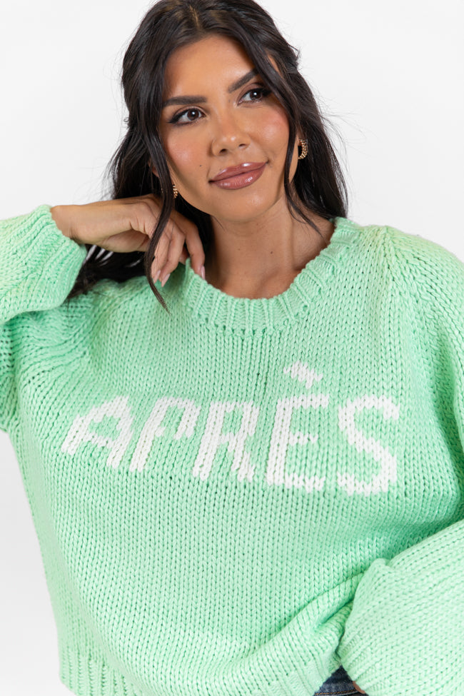Apres Party Green Sweater - Image 3