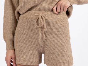 Cloud Chaser Mocha Sweater Knit Shorts FINAL SALE