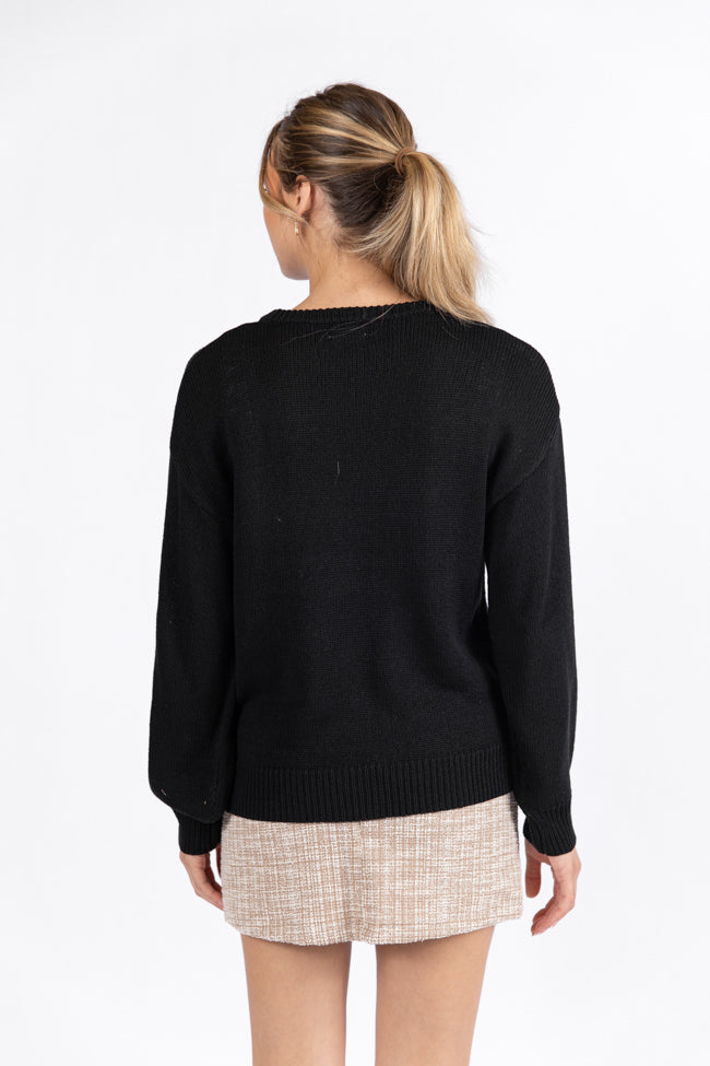Pop Fizz Clink Black Sweater - Image 5