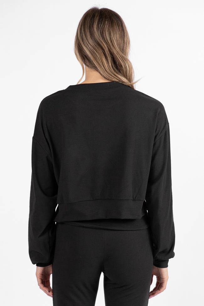 In A Dream Black Super Soft Pullover FINAL SALE - Image 4