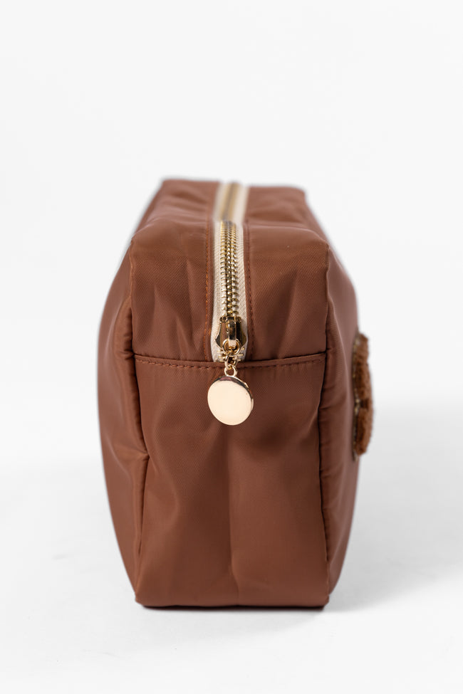 Brown Travel Travel Pouch FINAL SALE - Image 3