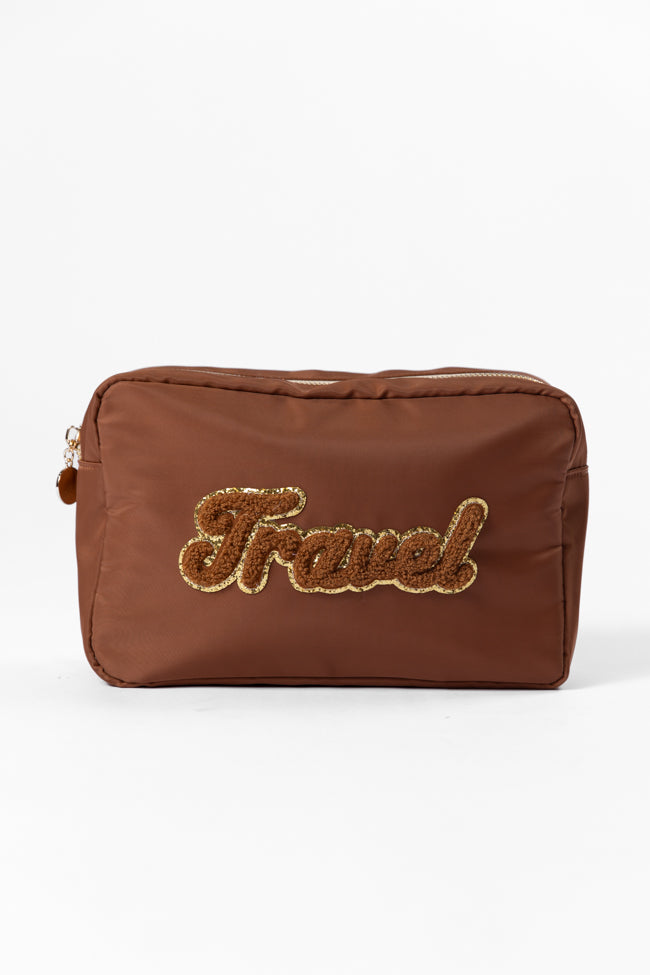 Brown Travel Travel Pouch FINAL SALE