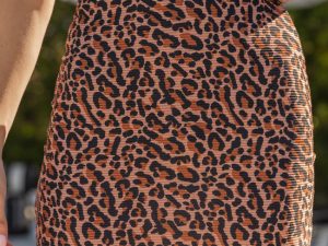 Make A Splash Leopard Bikini Skirt FINAL SALE