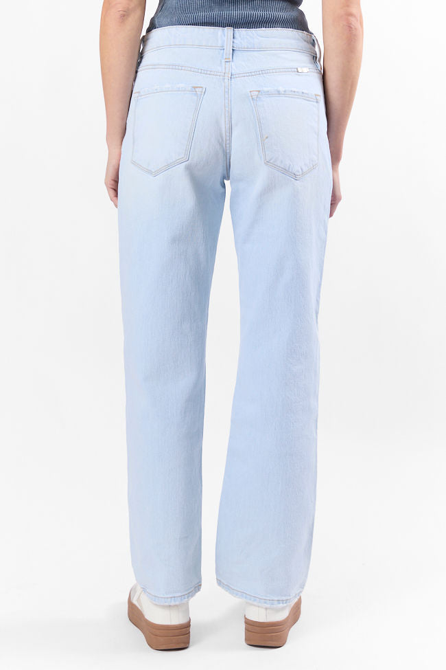Taylor Light Wash Mid Rise Baggy Jeans FINAL SALE - Image 5