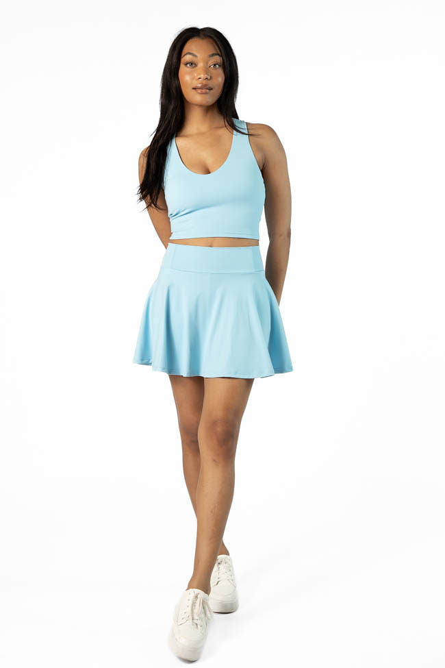 Head Start Blue V-Shaped Back Active Top FINAL SALE - Image 4