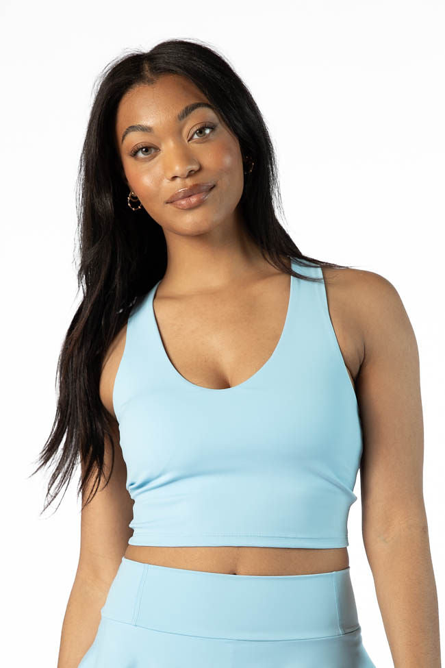Head Start Blue V-Shaped Back Active Top FINAL SALE - Image 5