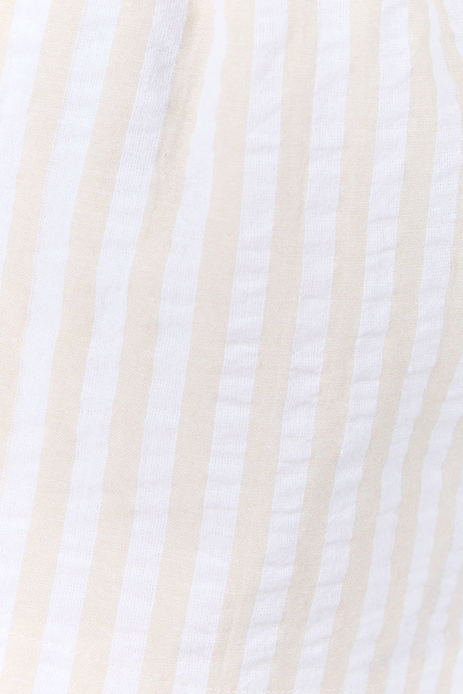 Can't Convince Me Ivory and Taupe Striped Woven Set FINAL SALE - Image 4