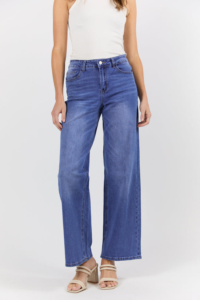 Monica Medium Wash Relaxed Jeans FINAL SALE