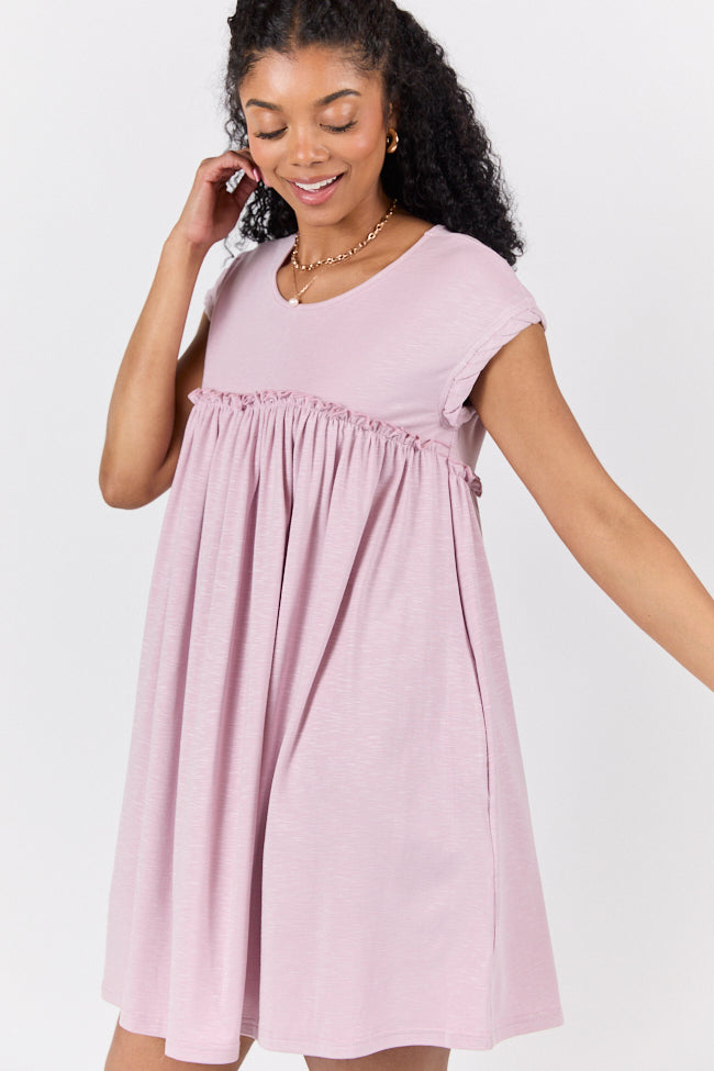 Girl On The Go Easy Knit Short Sleeve Mini Dress FINAL SALE - Image 3