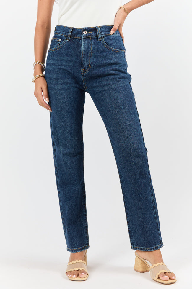 Millie Dark Wash Straight Leg Jeans FINAL SALE