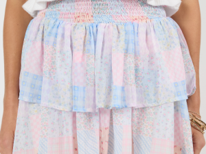 Breezy Multi Pattern Print Tiered Skort FINAL SALE