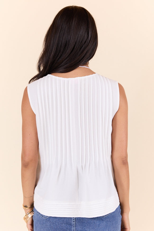 Perfect Promises Ivory Woven Top FINAL SALE - Image 4