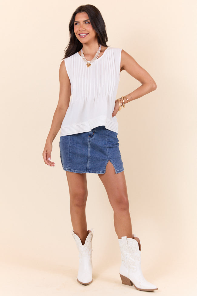 Perfect Promises Ivory Woven Top FINAL SALE - Image 2