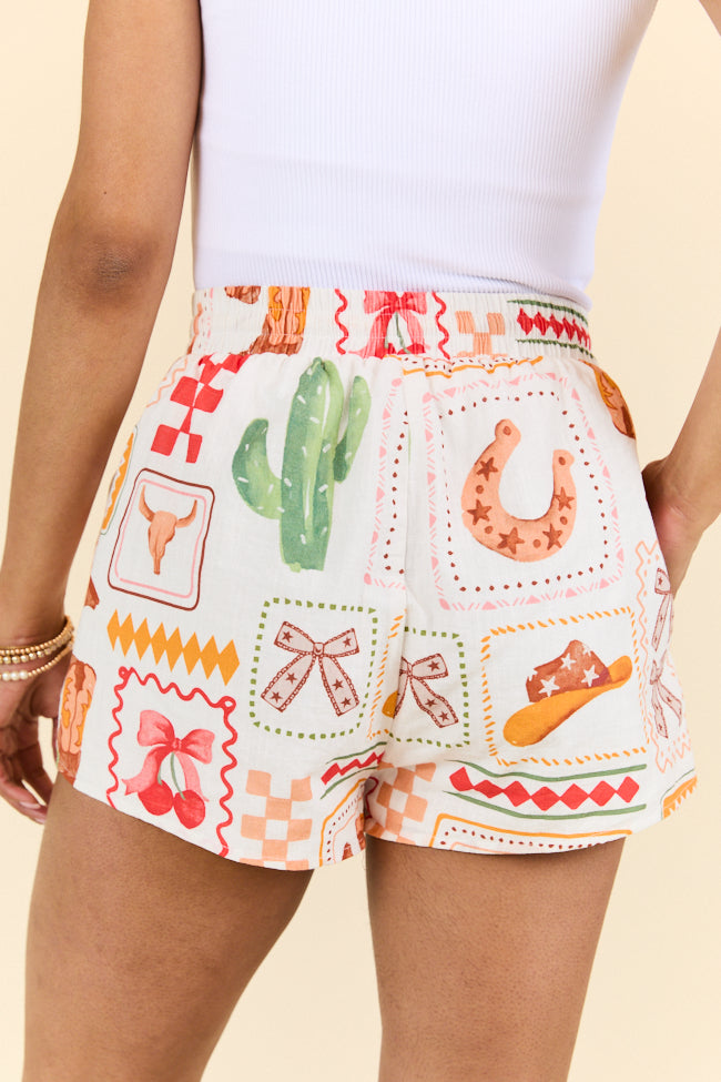 Rodeo Threads Western Print Shorts FINAL SALE - Image 6