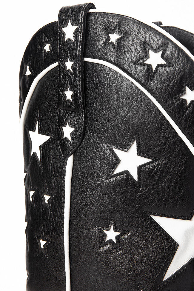 Dollie Black and White Star Boots FINAL SALE - Image 6