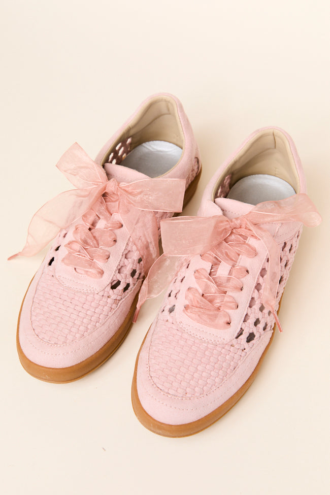 Julie Blush Crochet Detailed Sneakers FINAL SALE - Image 6