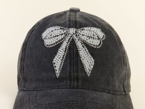 Black Pearl Bow Hat