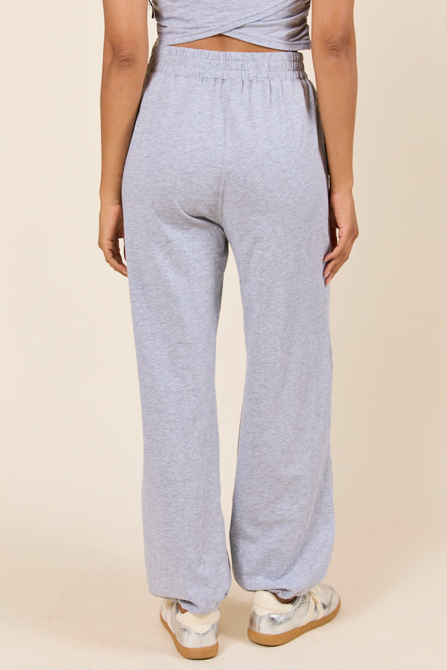 Tinley Heather Grey Lounge Jogger Pants - Image 5