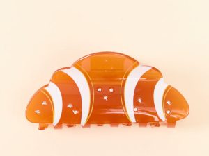 Brown Croissant Claw Clip FINAL SALE