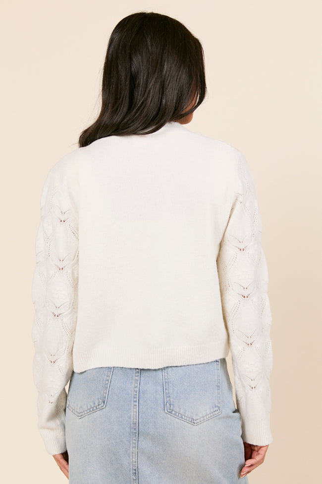 Kaitlyn Flower Embroidered Cardigan - Image 7