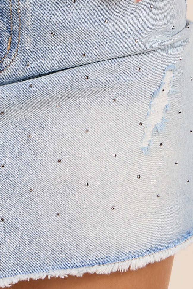 Ellie Rhinestone Mini Skirt FINAL SALE - Image 2