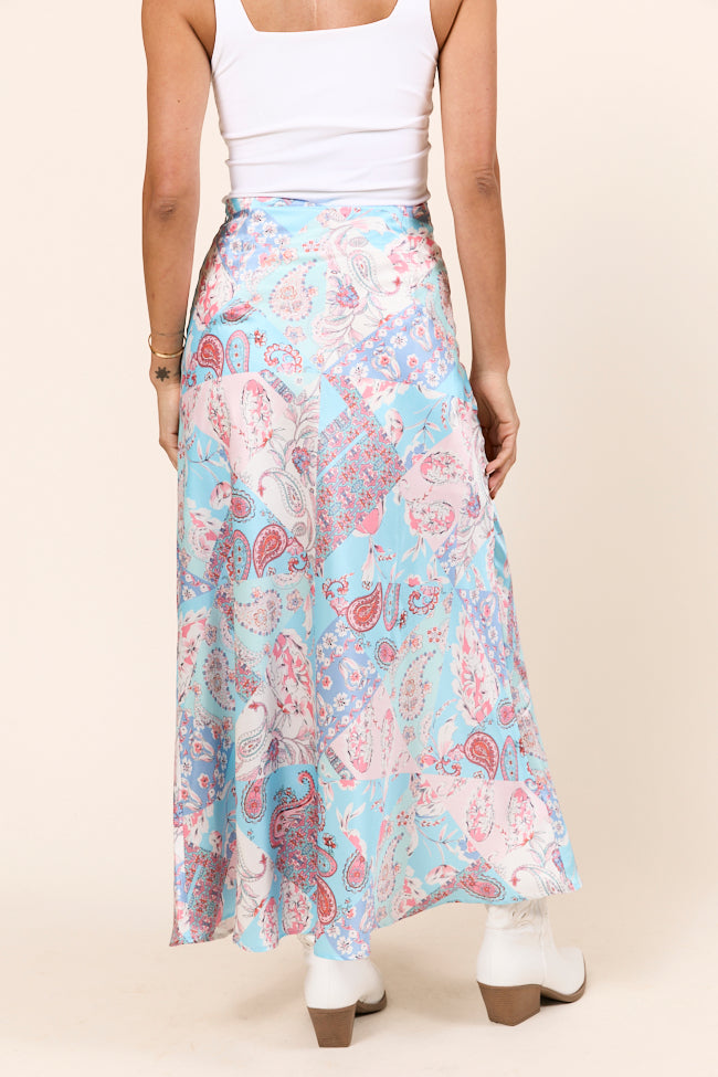 Naomi Patchwork Printed Midi Skirt FINAL SALE - Image 6