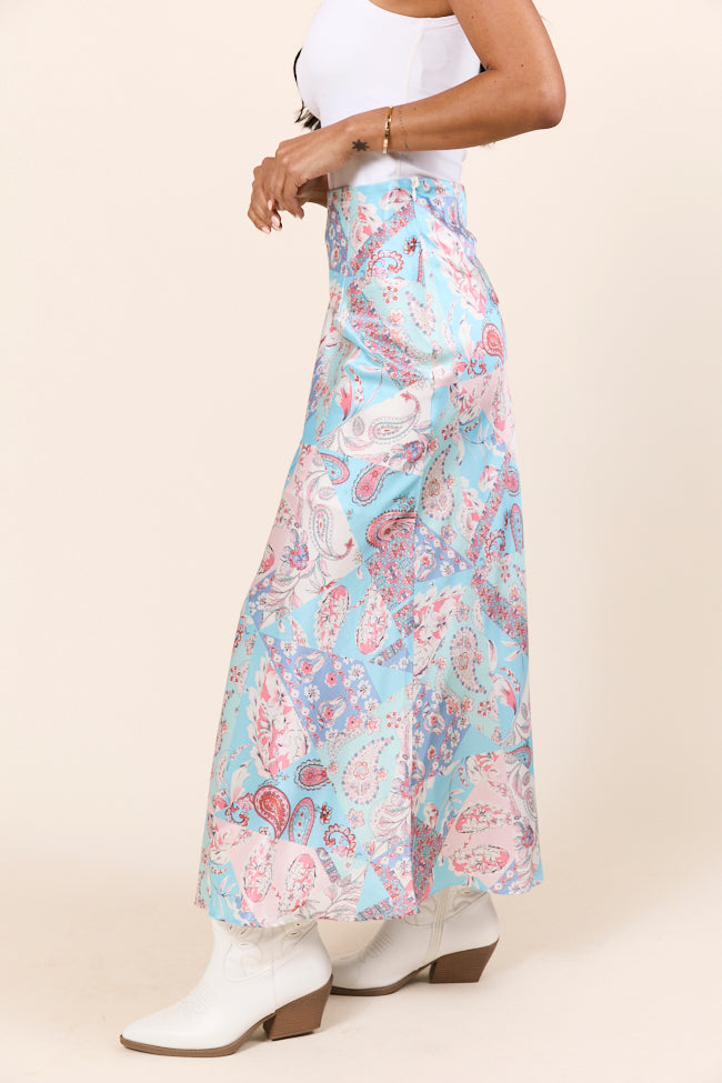 Naomi Patchwork Printed Midi Skirt FINAL SALE - Image 5