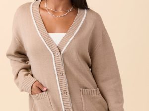 Annalise Tan Cardigan FINAL SALE
