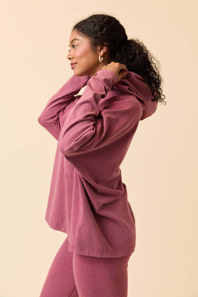 Lexi Claret Oversized Hoodie Set Emily Fauver X Pink Lily - Image 4