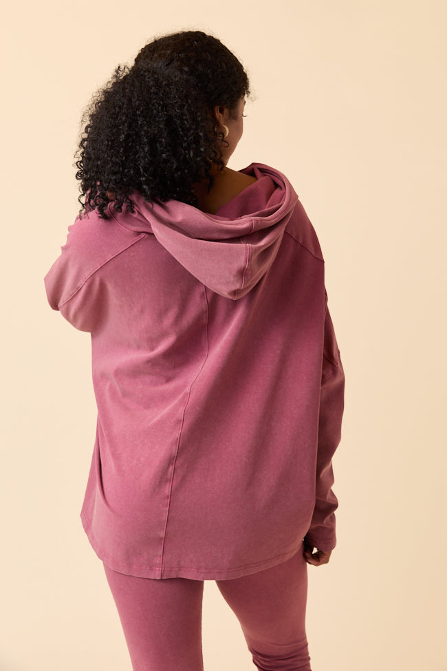Lexi Claret Oversized Hoodie Set Emily Fauver X Pink Lily - Image 5