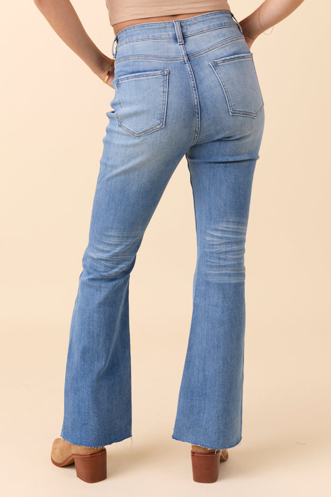 My Favorite Distressed Crop Flare Jeans - Image 4