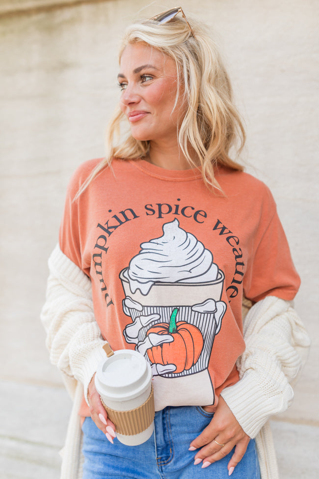 Pumpkin Spice Weather Rust Graphic Tee