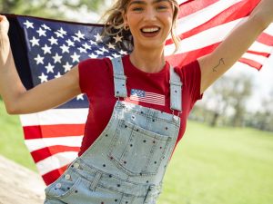 Common Ground Relaxed Fit Star Embroidered Cuffed Overalls FINAL SALE