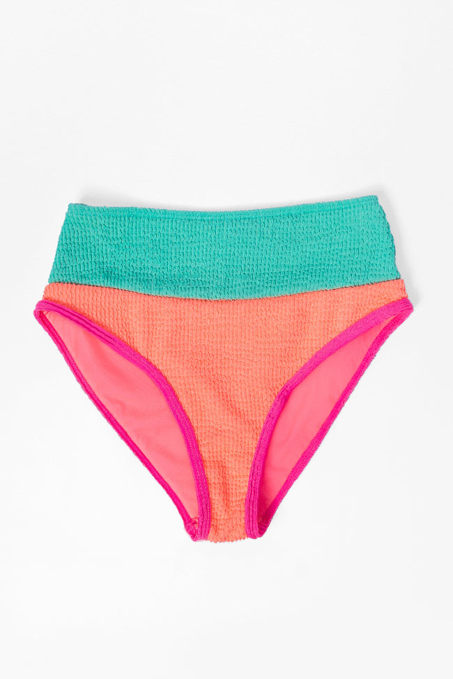 Do Not Disturb Coral Bikini Bottoms FINAL SALE - Image 6