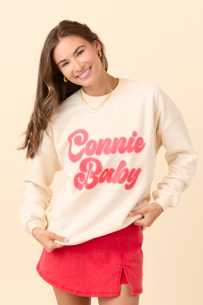 Connie Baby Cream Graphic Sweatshirt