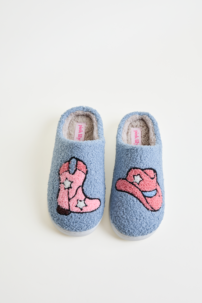 Cozi Western Shearling Slippers - Image 4