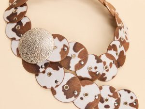 The Classic Cowgirl Brown Cow Hip Belt