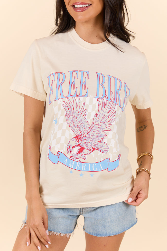Free Bird Ivory Graphic Tee - Image 2